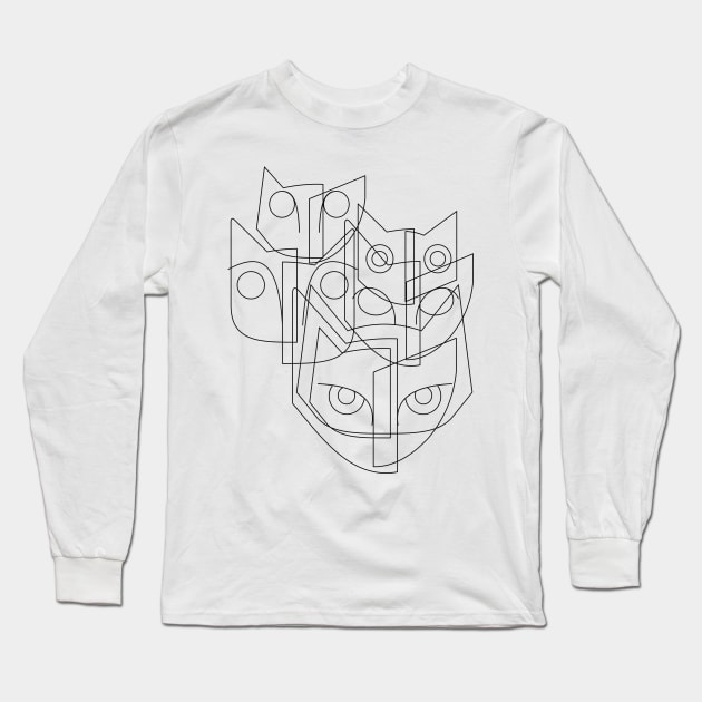 Cubicats Long Sleeve T-Shirt by bulografik